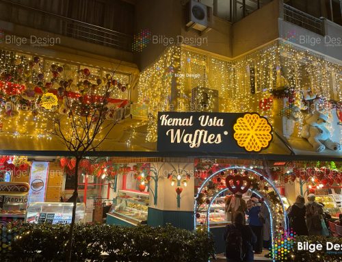 Kemal Usta Waffles LED dekoratif süsleme çalışmamız